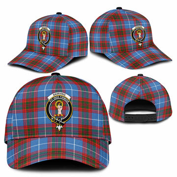 Skirving Tartan Classic Cap with Family Crest