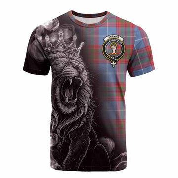 Skirving Tartan Cotton T-shirt Roaring Lion Heritage