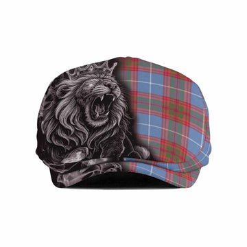 Skirving Tartan Flat Cap, Jeff Cap Roaring Lion Heritage