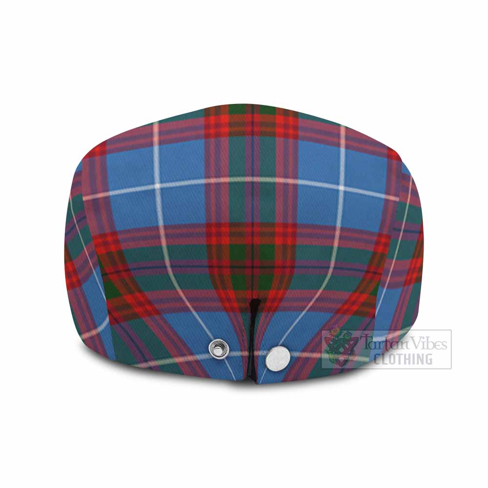 Skirving Tartan Jeff Cap, Tartan Flat Cap