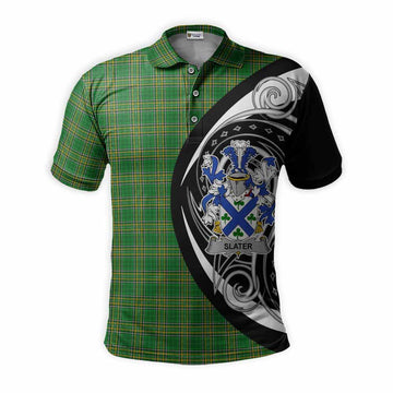 Slater Irish Clan Polo Shirt Celtic Circle Style