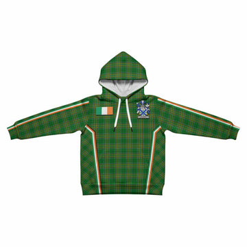 Slater Irish Clan Coat of Arm Tartan Kid Hoodie Flag Style