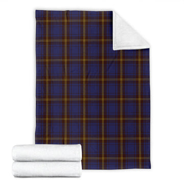 Sligo County Ireland Tartan Blanket