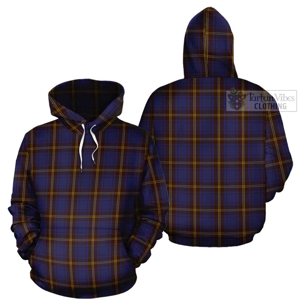 Sligo Tartan Cotton Hoodie Pullover Hoodie - Tartan Vibes Clothing