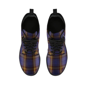 Sligo County Ireland Tartan Leather Boots