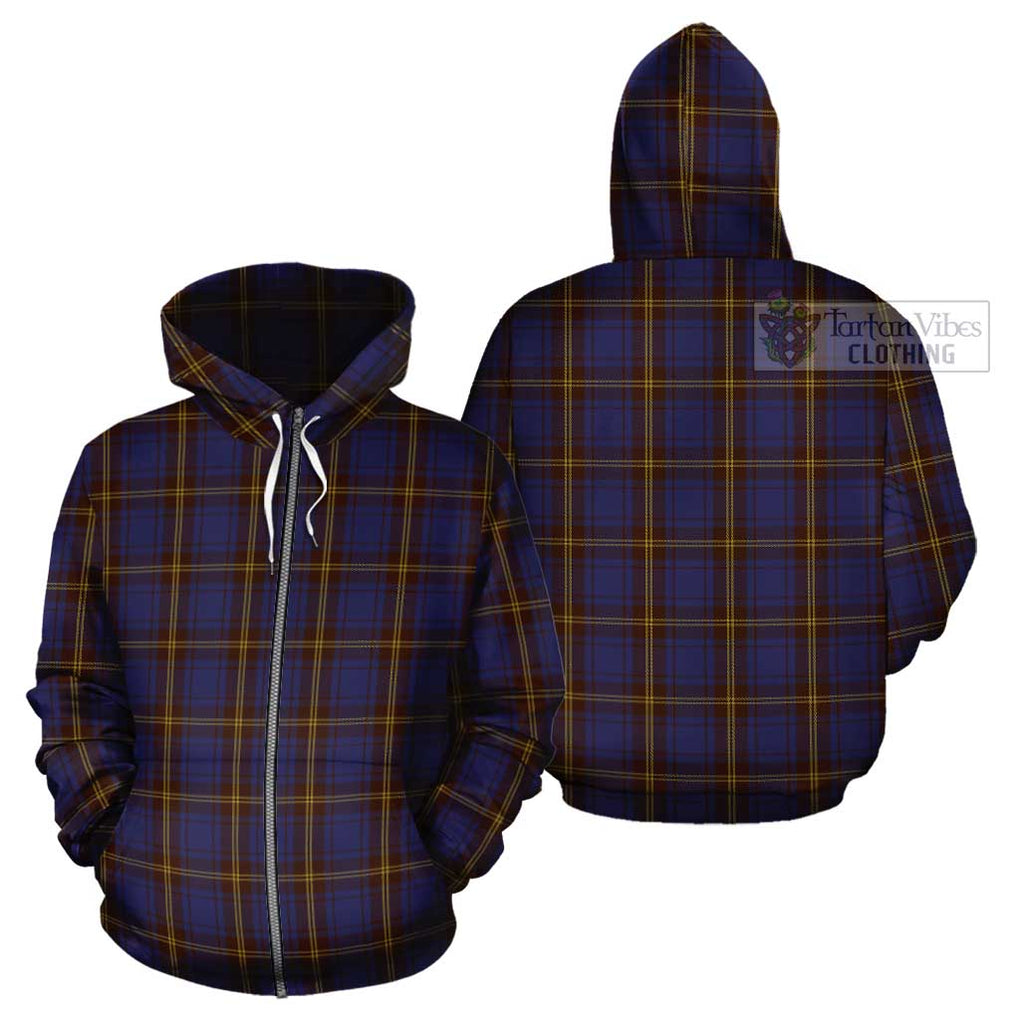 Sligo Tartan Cotton Hoodie Zip Hoodie - Tartan Vibes Clothing