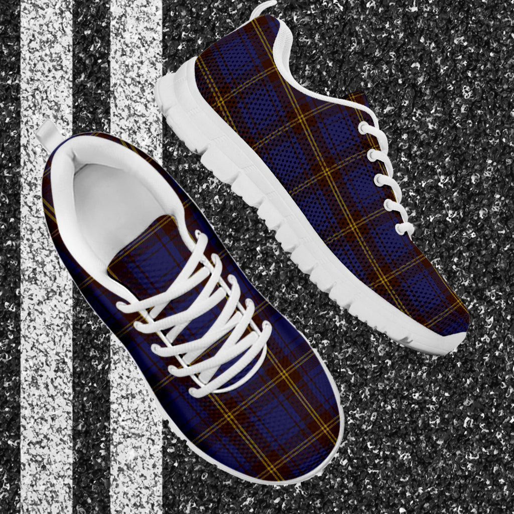 Sligo County Ireland Tartan Sneakers - Tartan Vibes Clothing