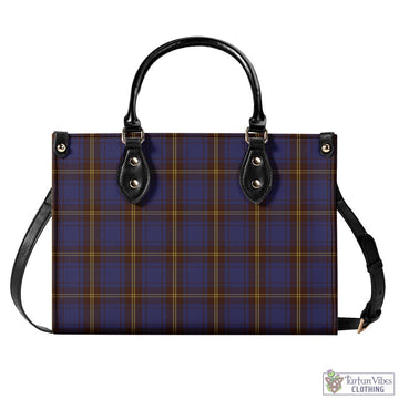 Sligo County Ireland Tartan Luxury Leather Handbags
