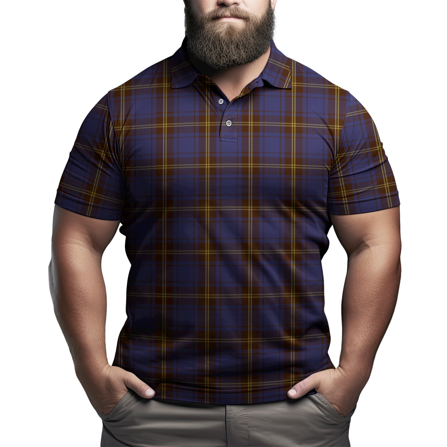 Sligo County Ireland Tartan Mens Polo Shirt Kid - Tartan Vibes Clothing