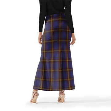 Sligo County Ireland Tartan Womens Full Length Skirt