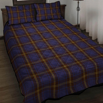 Sligo County Ireland Tartan Quilt Bed Set