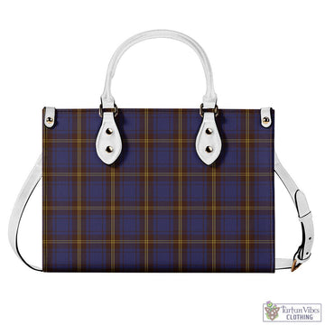 Sligo County Ireland Tartan Luxury Leather Handbags