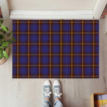 Sligo County Ireland Tartan Rubber Doormat - Tartan Vibes Clothing
