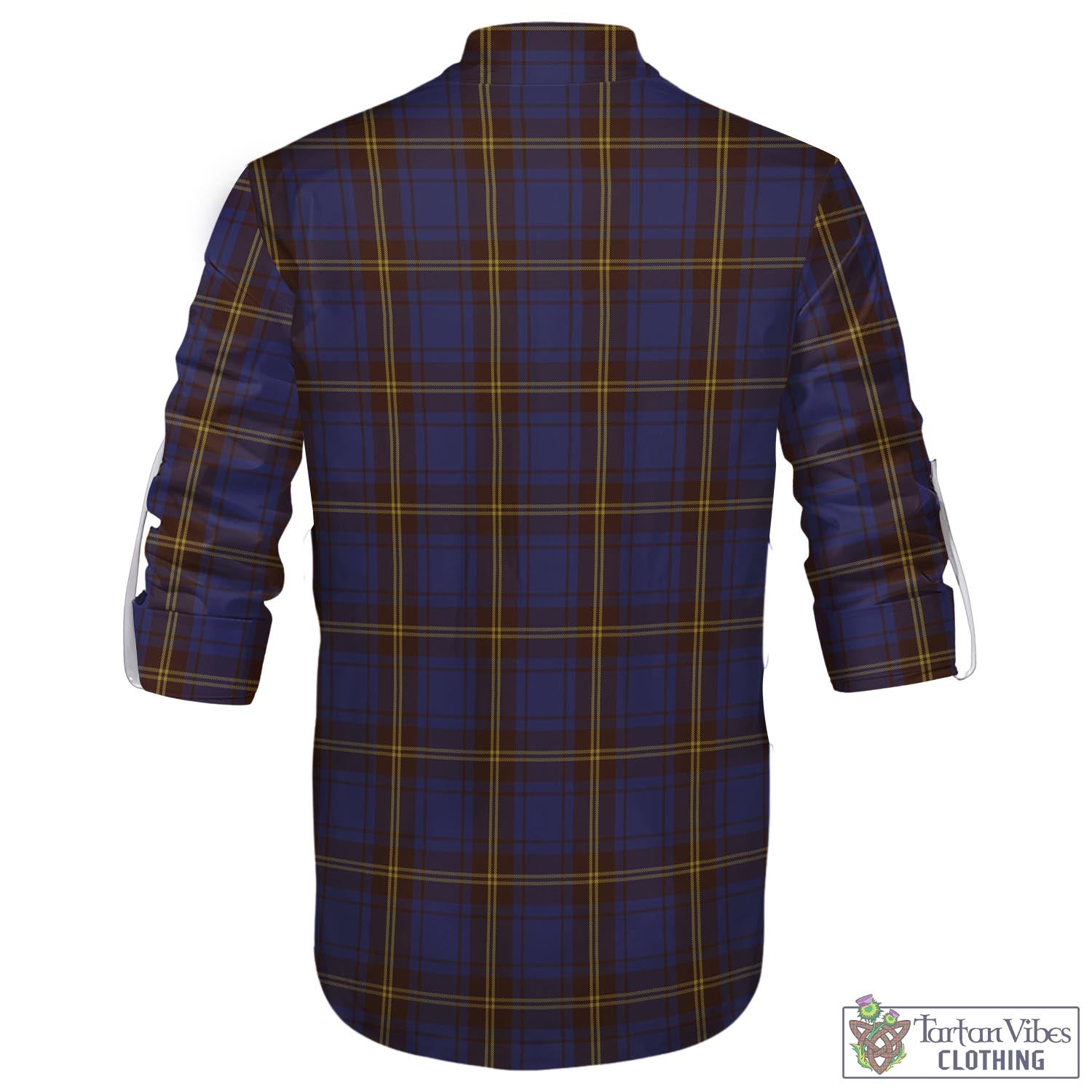 Tartan Vibes Clothing Sligo County Ireland Tartan Men's Scottish Traditional Jacobite Ghillie Kilt Shirt