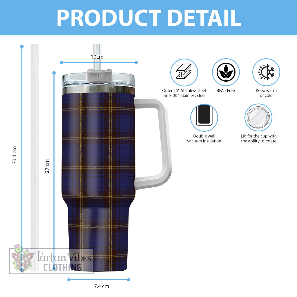 Tartan Vibes Clothing Sligo County Ireland Tartan Tumbler with Handle
