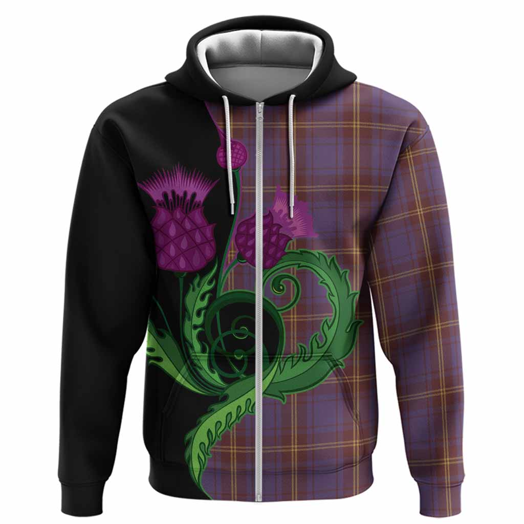 Sligo County Ireland Tartan Hoodie Traditional Scottish Thistle