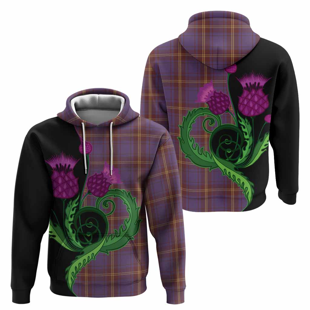 Sligo County Ireland Tartan Hoodie Traditional Scottish Thistle