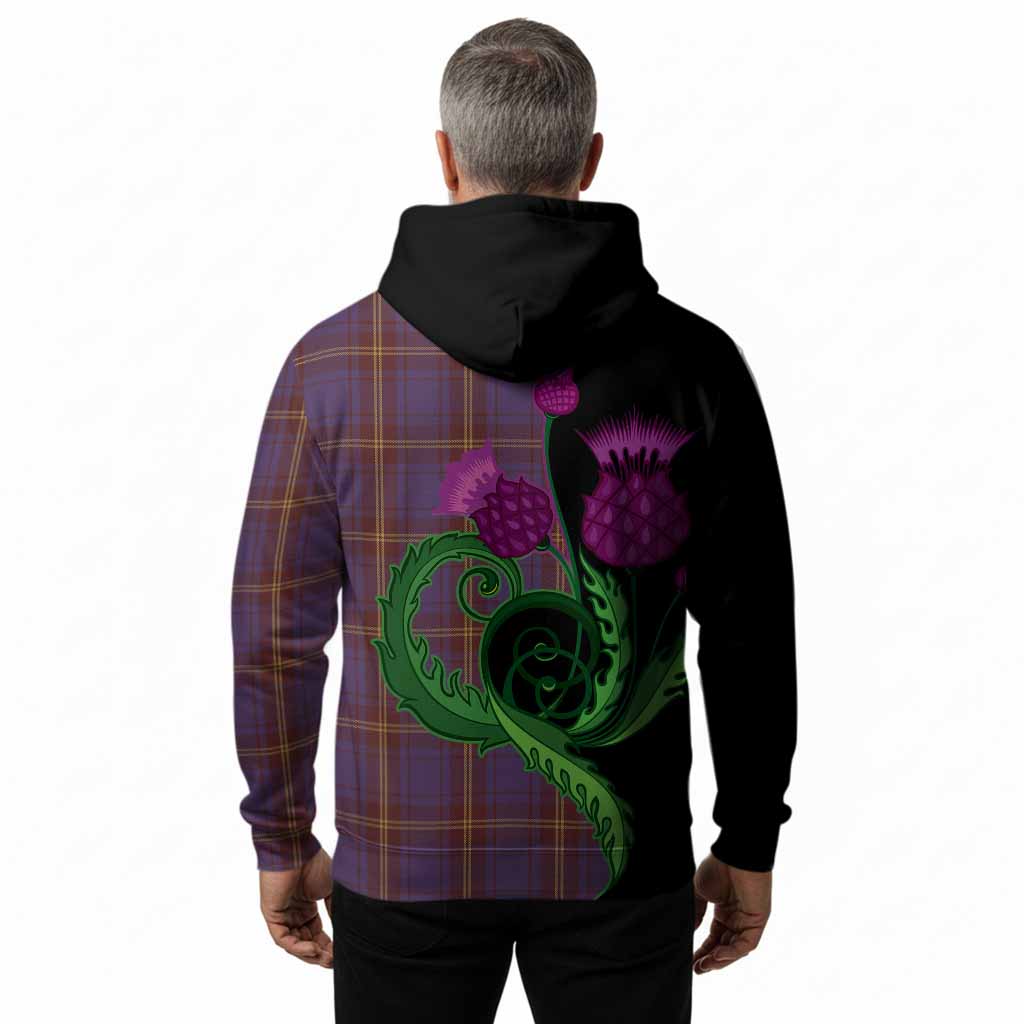 Sligo County Ireland Tartan Hoodie Traditional Scottish Thistle