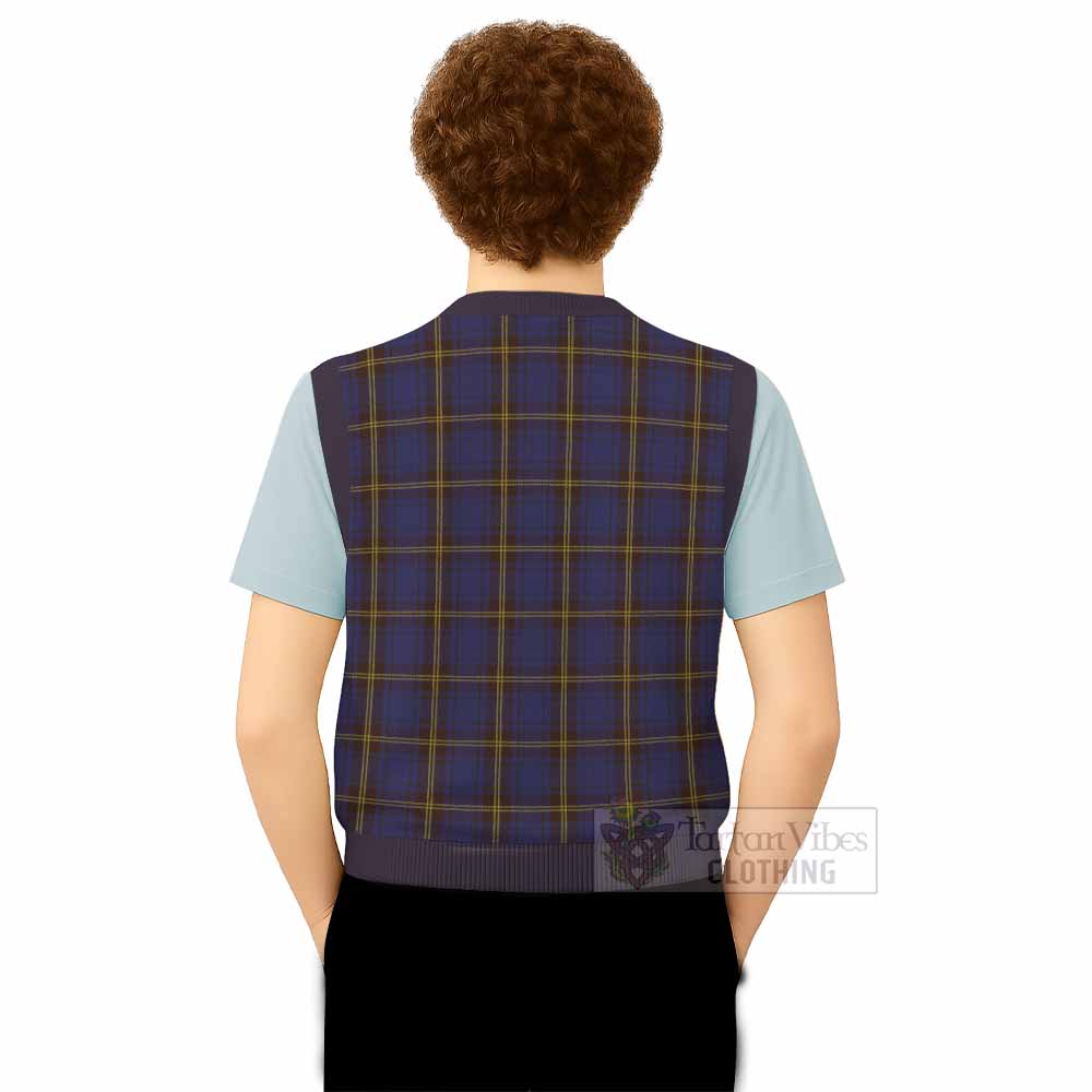Sligo County Ireland Tartan Knitted V-Neck Vest - Tartan Vibes Clothing