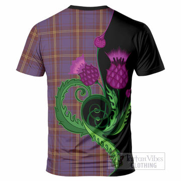 Sligo County Ireland Tartan T-Shirt Traditional Scottish Thistle