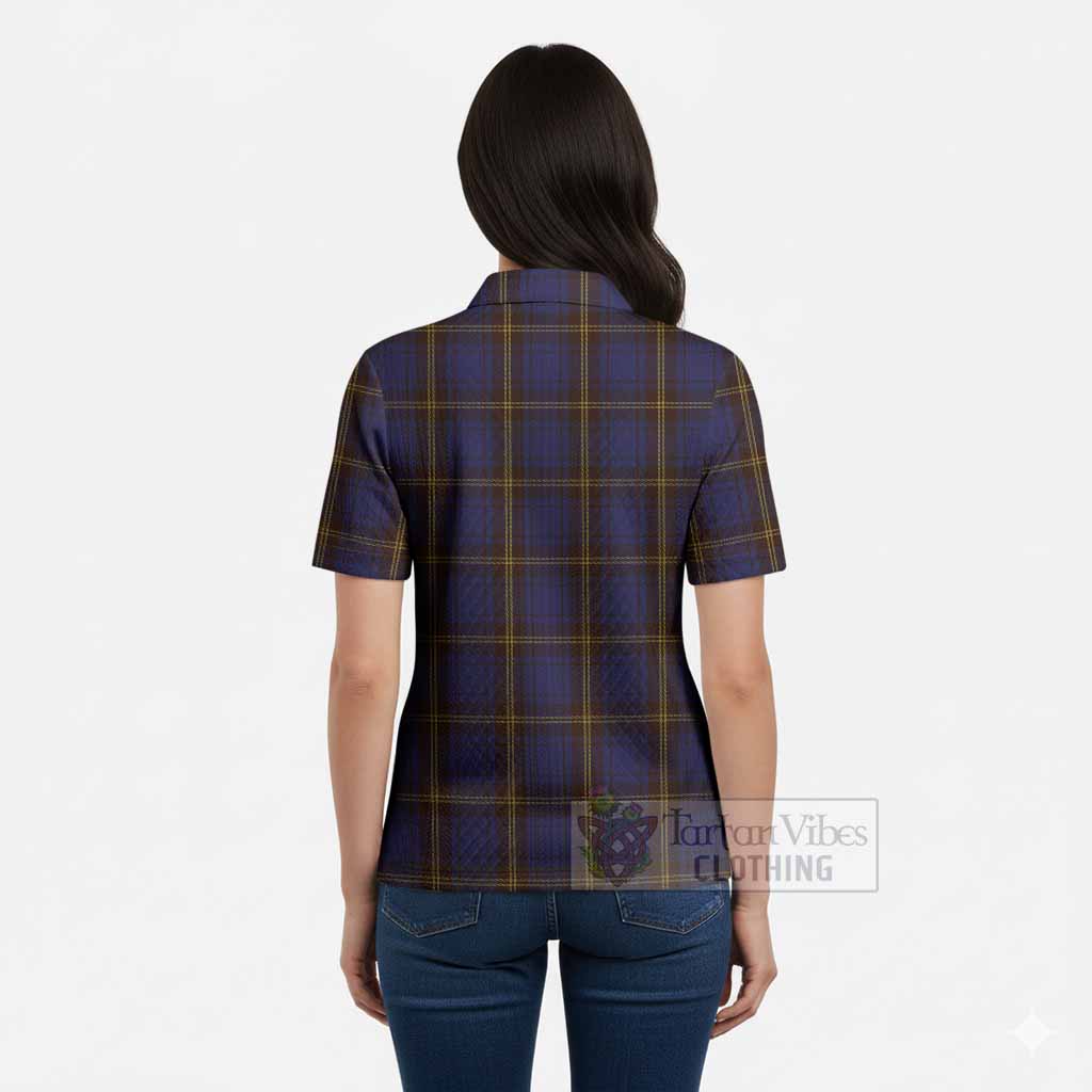 Sligo County Ireland Tartan Women’s Polo Sweater Top