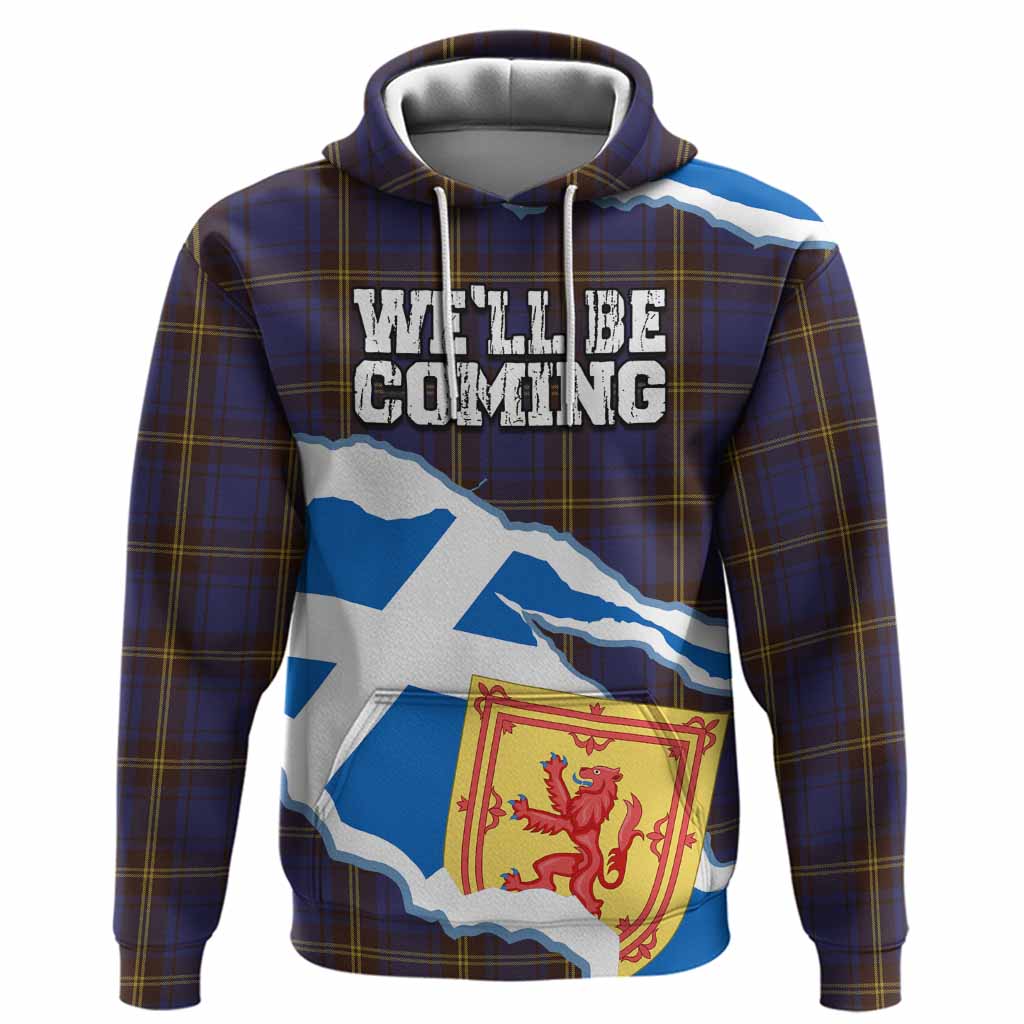 Sligo Scotland Football Tartan Hoodie We'll Be Coming