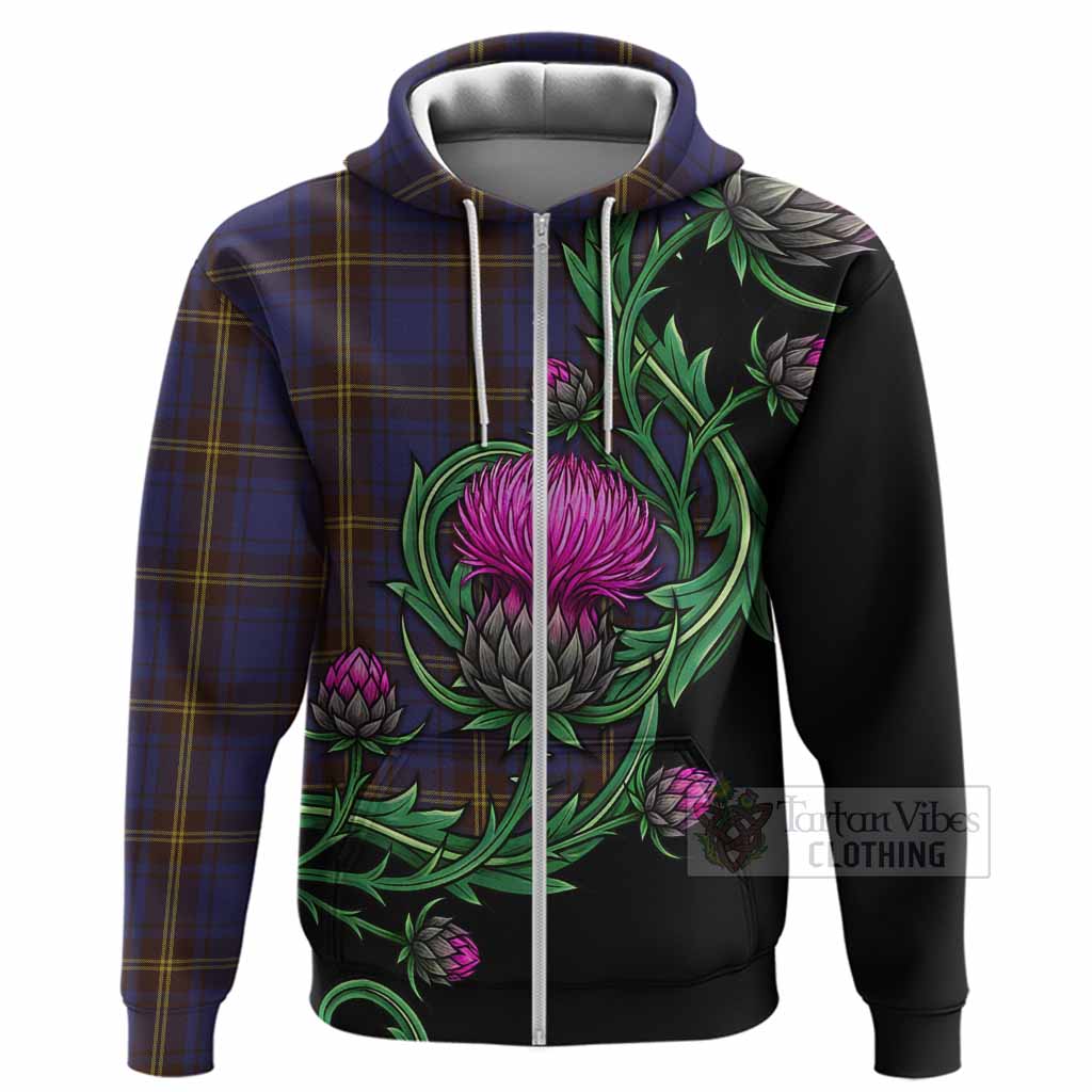 Sligo Tartan Hoodie Resilient Scottish Thistle