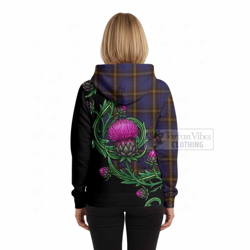 Sligo Tartan Hoodie Resilient Scottish Thistle