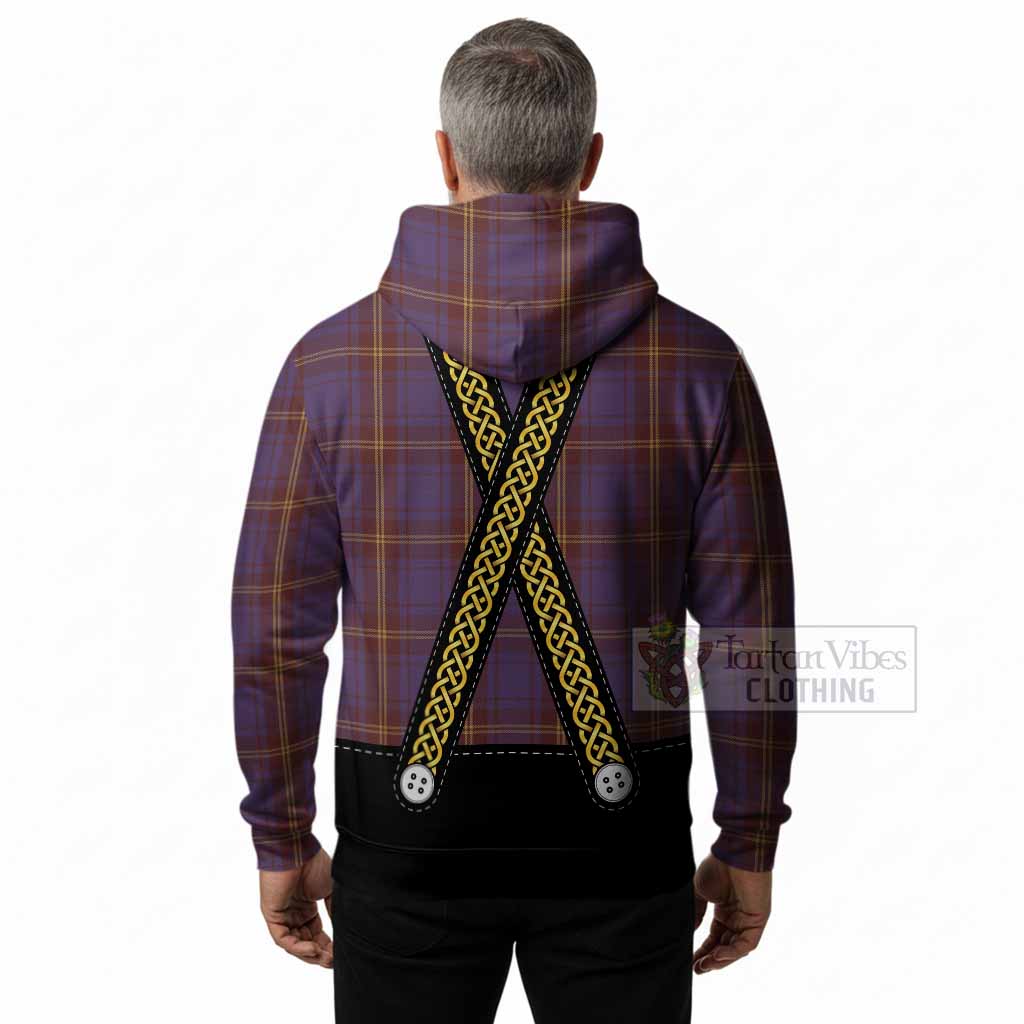 Sligo Tartan Lederhosen Costume Hoodie Scotland Celtic Knot Motif