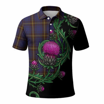 Sligo Tartan Polo Shirt Resilient Scottish Thistle