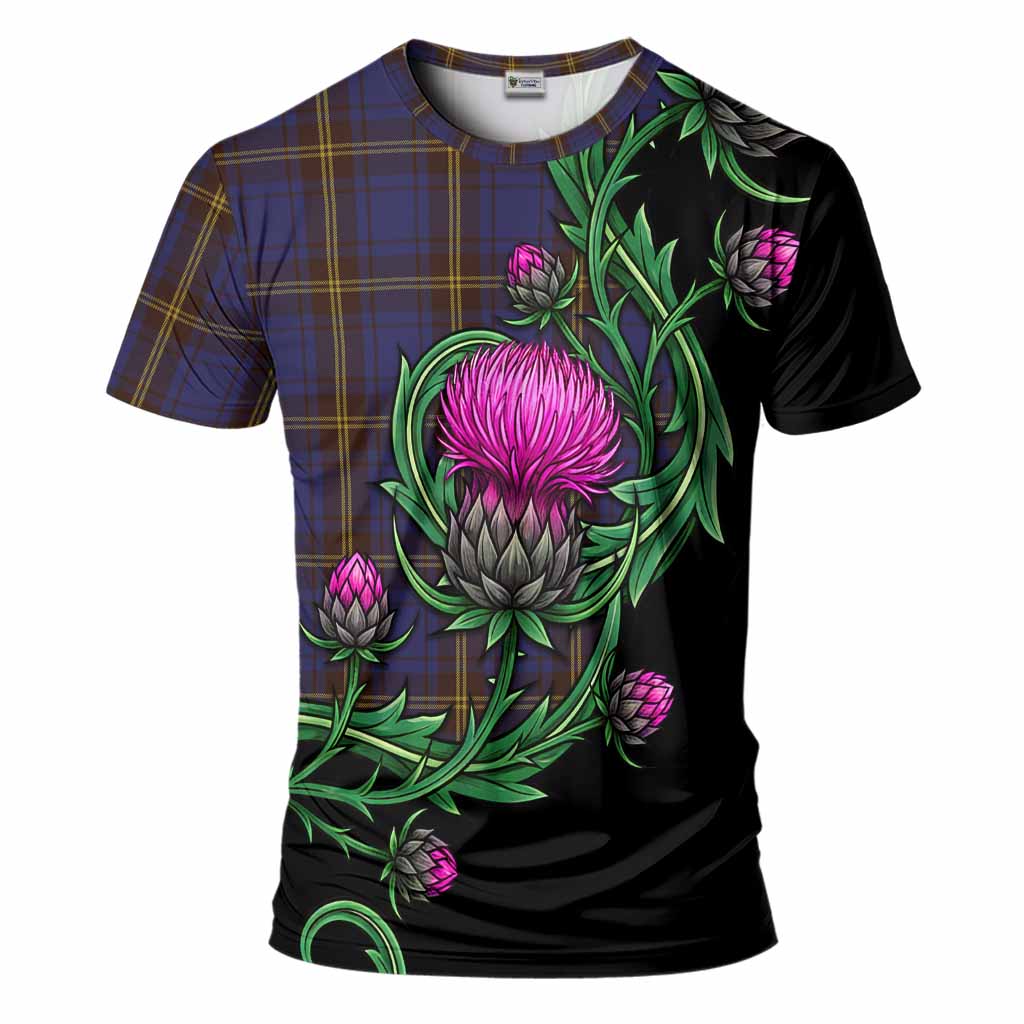 Sligo Tartan T-Shirt Resilient Scottish Thistle