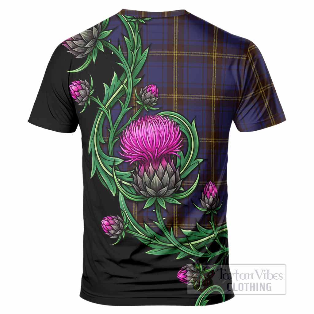 Sligo Tartan T-Shirt Resilient Scottish Thistle