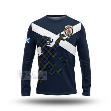 Smith Tartan Lion Rampant Long Sleeve T-Shirt Proudly Display Your Heritage with Alba Gu Brath and Clan Name Unisex - Tartan Vibes Clothing