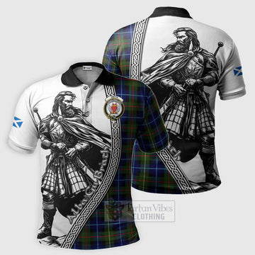 Smith Tartan Clan Crest Polo Shirt with Highlander Warrior Celtic Style Kid - Tartan Vibes Clothing