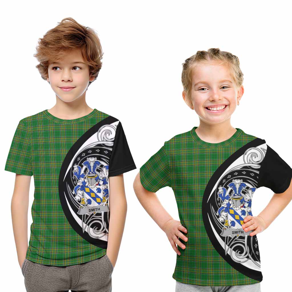 Tartan Vibes Clothing Smith Irish Clan Kid T-Shirt Celtic Circle Style