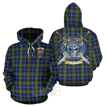 Smith Tartan Hoodie with Family Crest Celtic Skull Style Zip Hoodie - Tartan Vibes Clothing