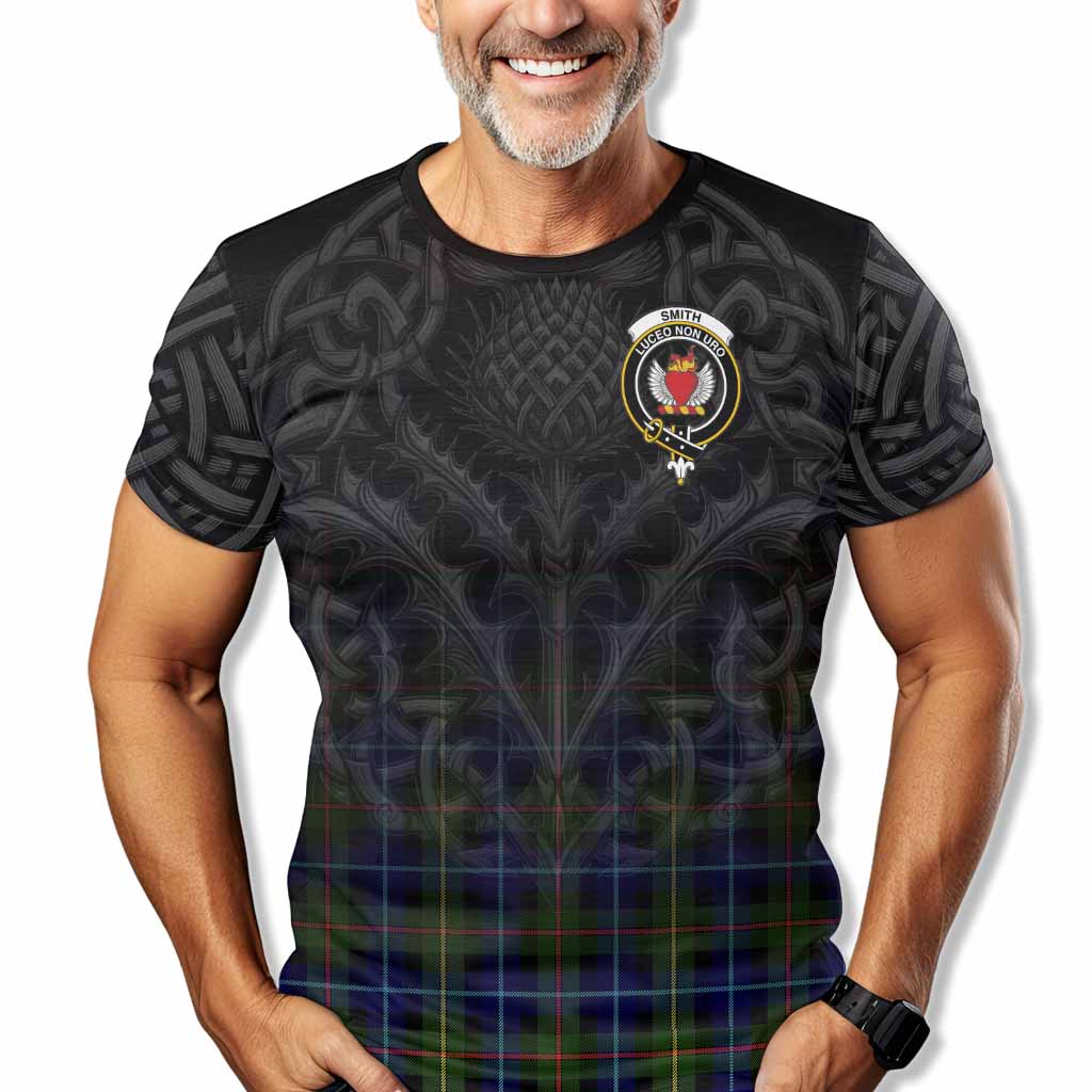 Smith Tartan T-Shirt with Family Crest Celtic Thistle Vibes Kid's Shirt - Tartan Vibes Clothing