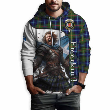 Smith Crest Tartan Hoodie Inspired by the Freedom of Scottish Warrior Pullover Hoodie - Tartan Vibes Clothing
