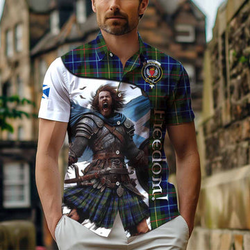 Smith Crest Tartan Hawaiian Shirt Inspired by the Freedom of Scottish Warrior Kid - Tartan Vibes Clothing