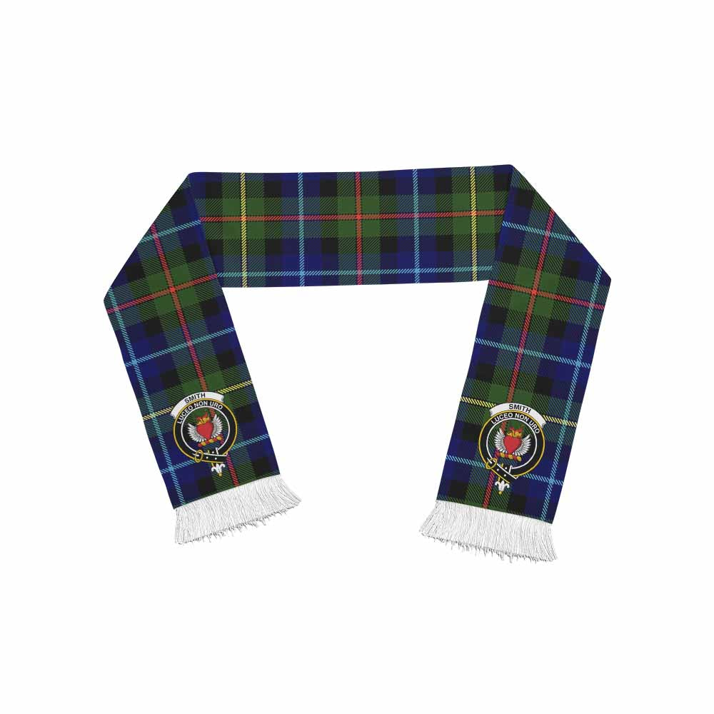 Tartan Vibes Clothing Smith Tartan Ruffneck Scarf with Family Crest