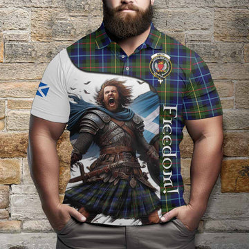 Smith Crest Tartan Polo Shirt Inspired by the Freedom of Scottish Warrior Kid - Tartan Vibes Clothing