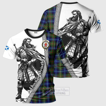 Smith Tartan Clan Crest T-Shirt with Highlander Warrior Celtic Style Kid's Shirt - Tartan Vibes Clothing