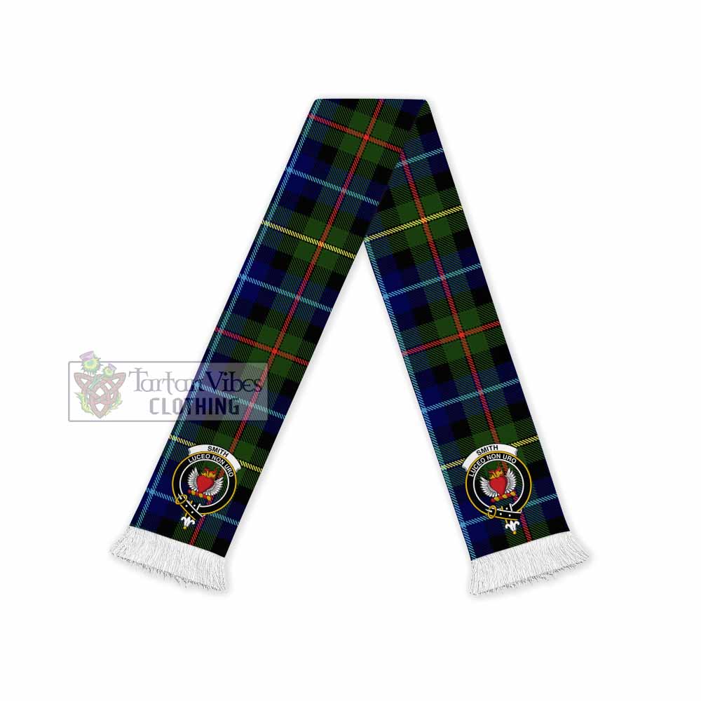 Tartan Vibes Clothing Smith Tartan Ruffneck Scarf with Family Crest