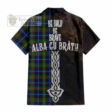 Smith Tartan Family Crest Hawaiian Shirt Alba Gu Brath Be Brave Lion Ancient Style - Tartan Vibes Clothing