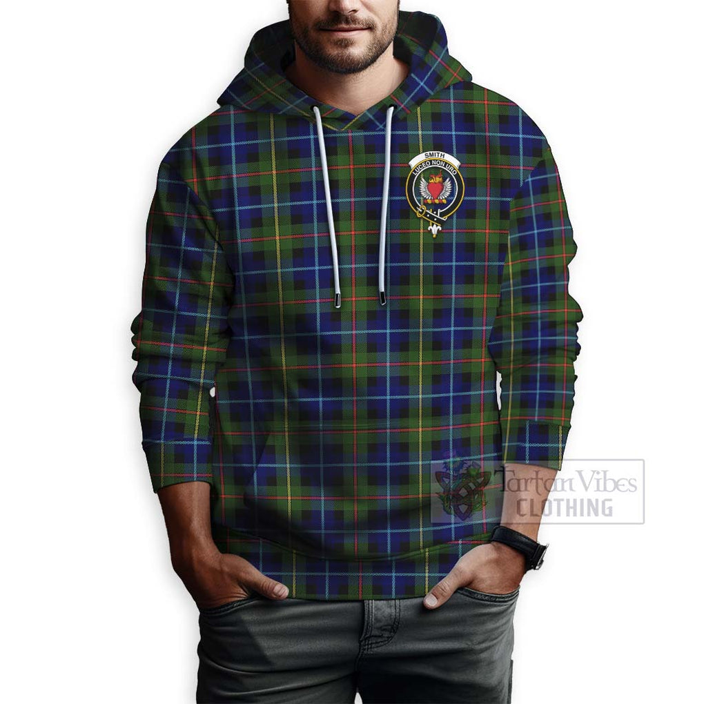Smith Tartan Hoodie with Family Crest Celtic Skull Style - Tartan Vibes Clothing