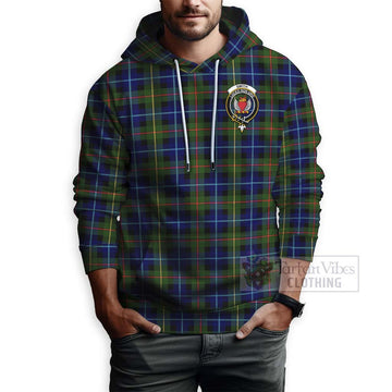 Smith Tartan Hoodie with Family Crest Celtic Skull Style - Tartan Vibes Clothing