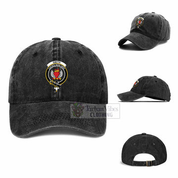 Tartan Vibes Clothing Smith Clan Crest Denim Classic Cap