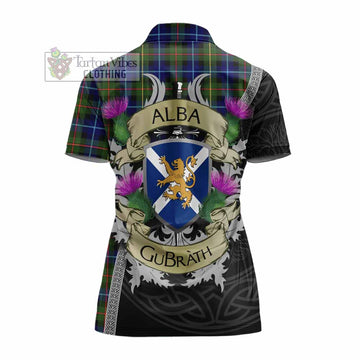 Smith Tartan Family Crest Women's Polo Shirt Lion Rampant Royal Thistle Shield Celtic Inspired - Tartan Vibes Clothing