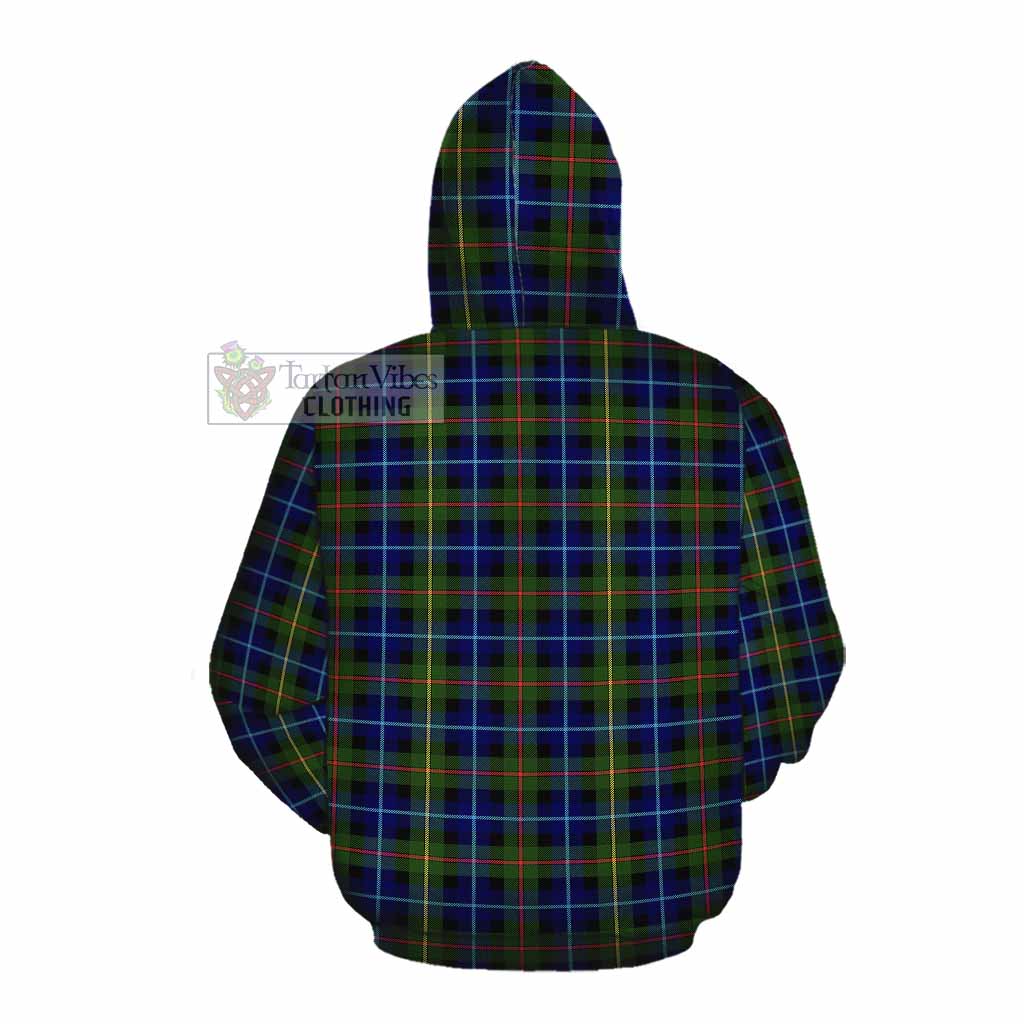 Smith Tartan Cotton Hoodie with Family Crest DNA In Me Style Pullover Hoodie - Tartan Vibes Clothing
