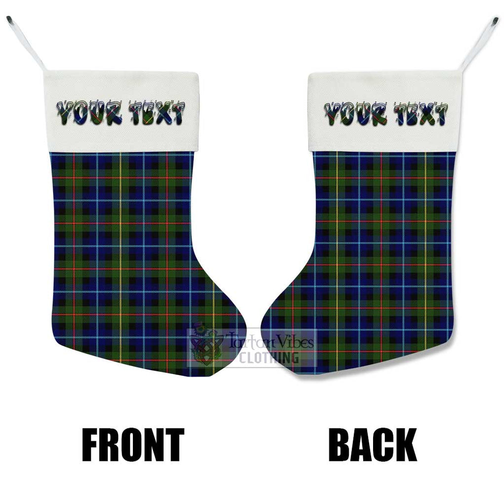 Smith Tartan Christmas Stocking with Personalized Text - Tartan Vibes Clothing